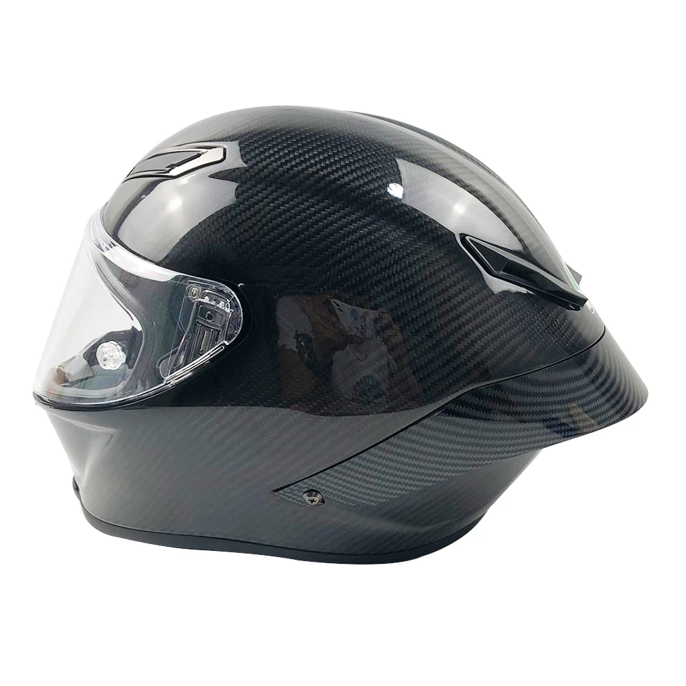 Carbon fiber appearance Motorcycle Rear trim helmet spoiler case for AGV Pista GP RR | Helmets