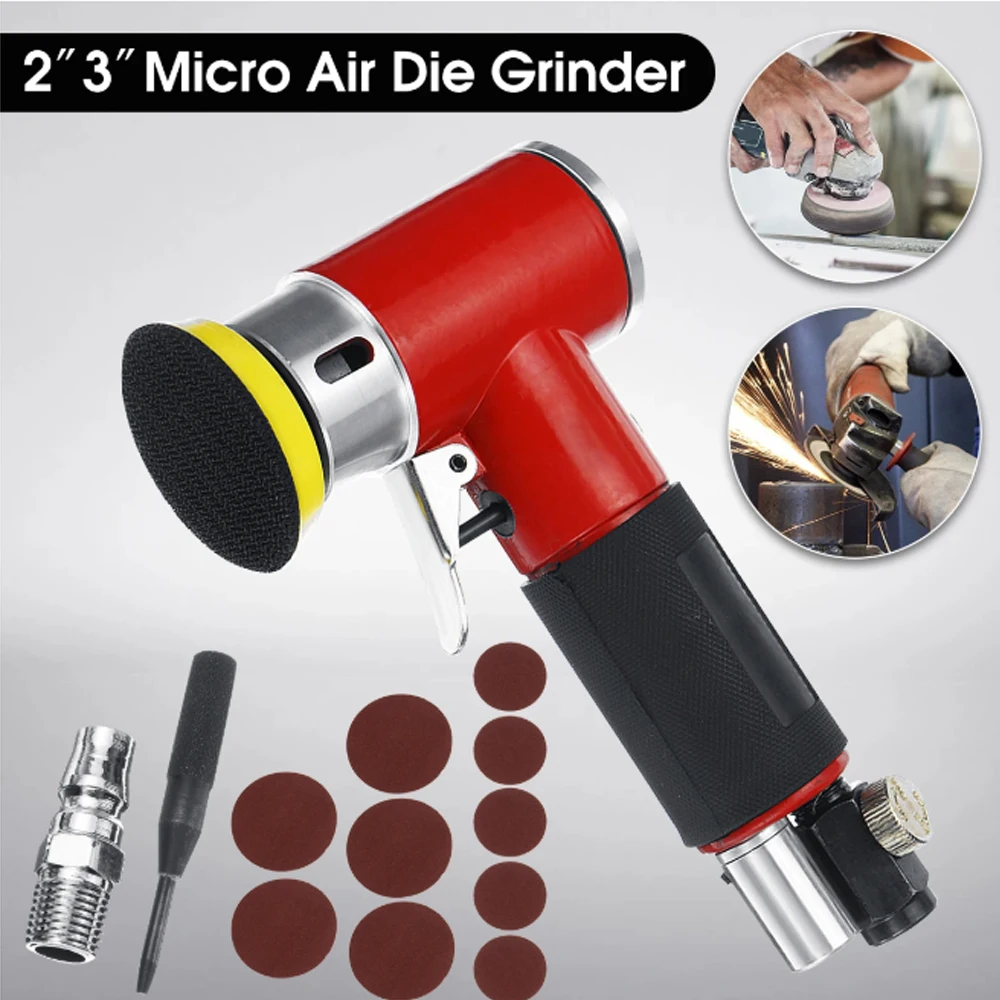 2 дюйма 3 мини Air Sander комплект накладки эксцентричный орбитальный двойного