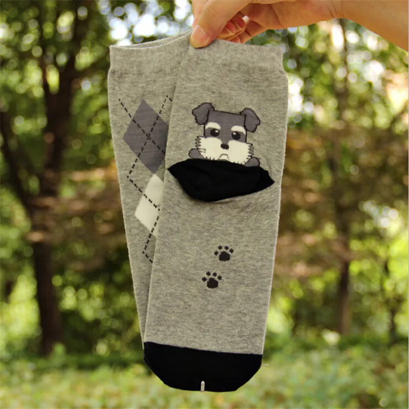 1 пара для женщин носки девочек хлопок осень зима в разноцветную полоску с