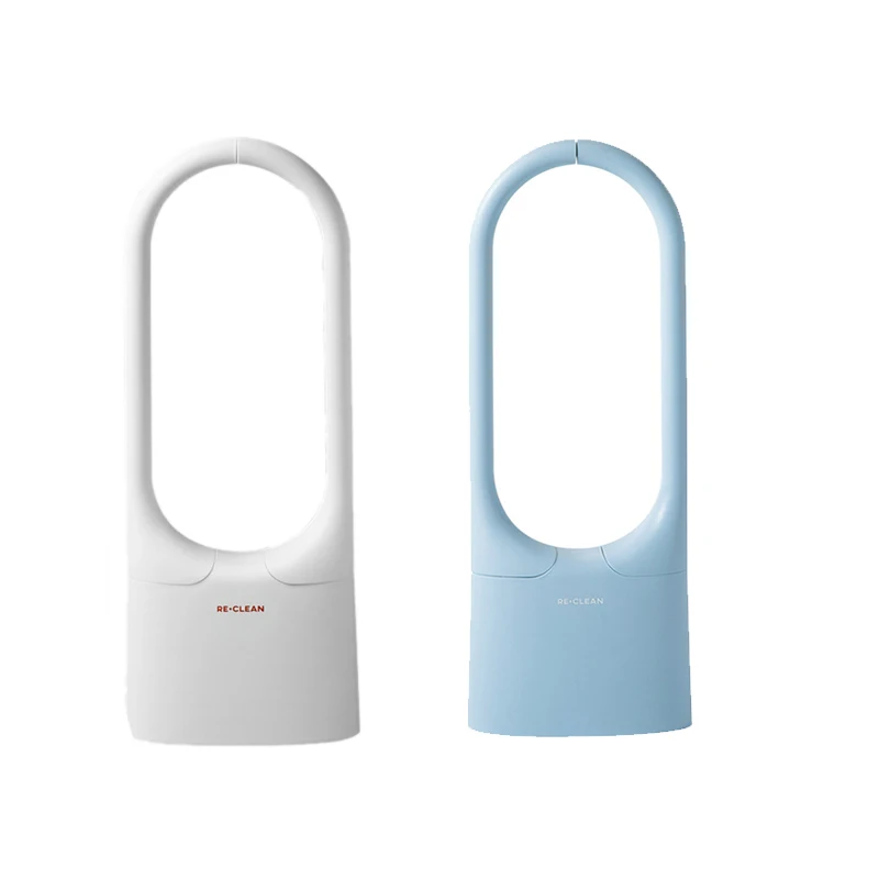 

Wall-Mounted Toilet Brush and Bracket Double Brush Head TPR Nylon