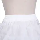 Женская четырехслойная юбка с эластичным шнурком на талии, однотонная короткая подъюбник, мягкая Тюлевая сетчатая Пышная юбка-пачка для свадебного платья