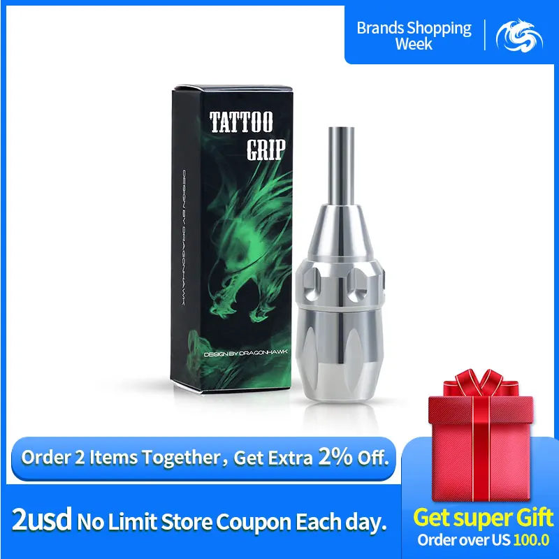 Ручки для тату из нержавеющей стали 316 круглая регулируемая ручка