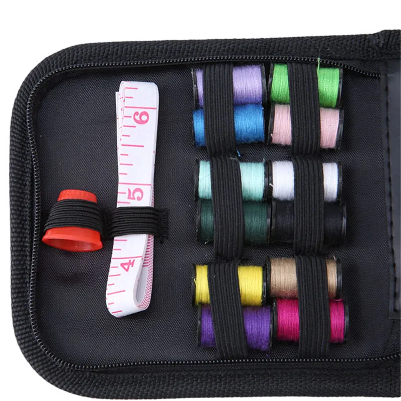 

New Multifunction Threads Sewing Kits 12 Needle Tape Scissor Portable Useful Travel Home Sewing Tools