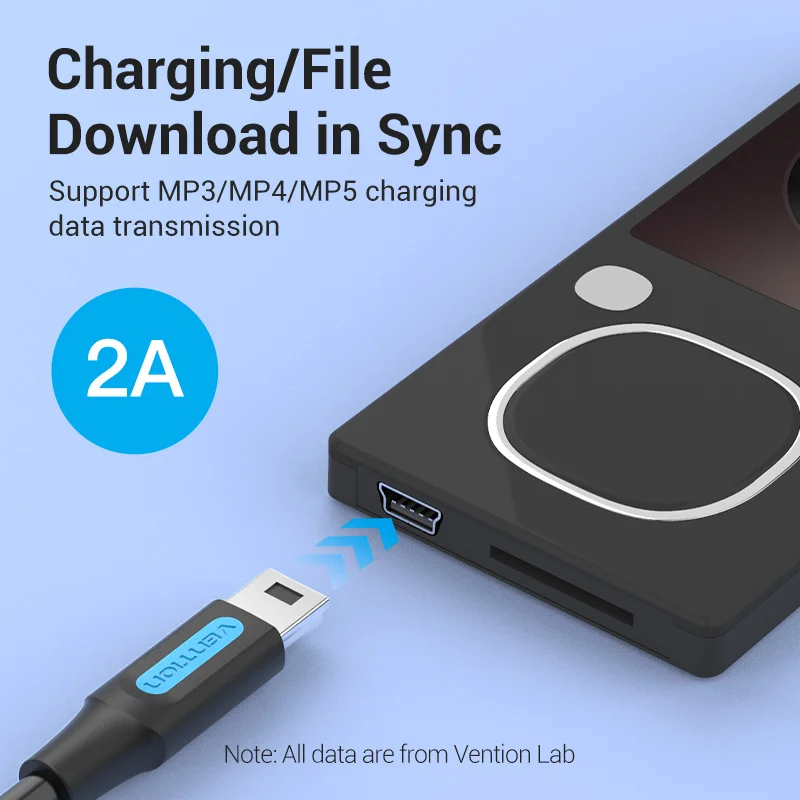 Vention Mini USB к C кабель Type адаптер для цифровой камеры MacBook proMP3 плеер HDD Type-c Мини |