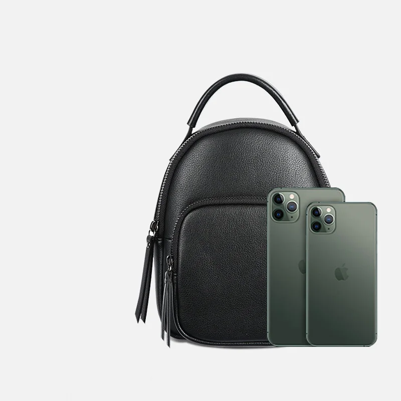 

Genuine Leather Backpacks Women Backpack Small Mini Knapsack For Girl Schoolbag Mini Leather Rucksack Female Mochila Feminina