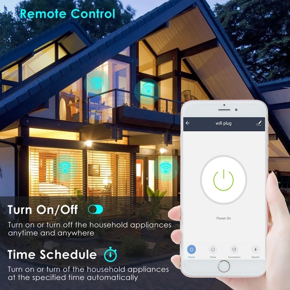 ACCKIP Tuya wifi умная розетка EU FR UK CH AU BR Italy Israel Plug 16A адаптер для путешествий с монитором