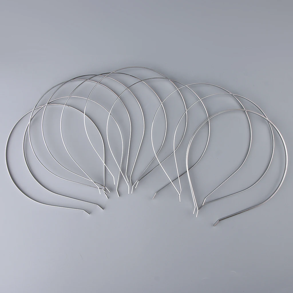 10 шт. простые металлические ободки для рукоделия DIY кошачьи ушки головная повязка