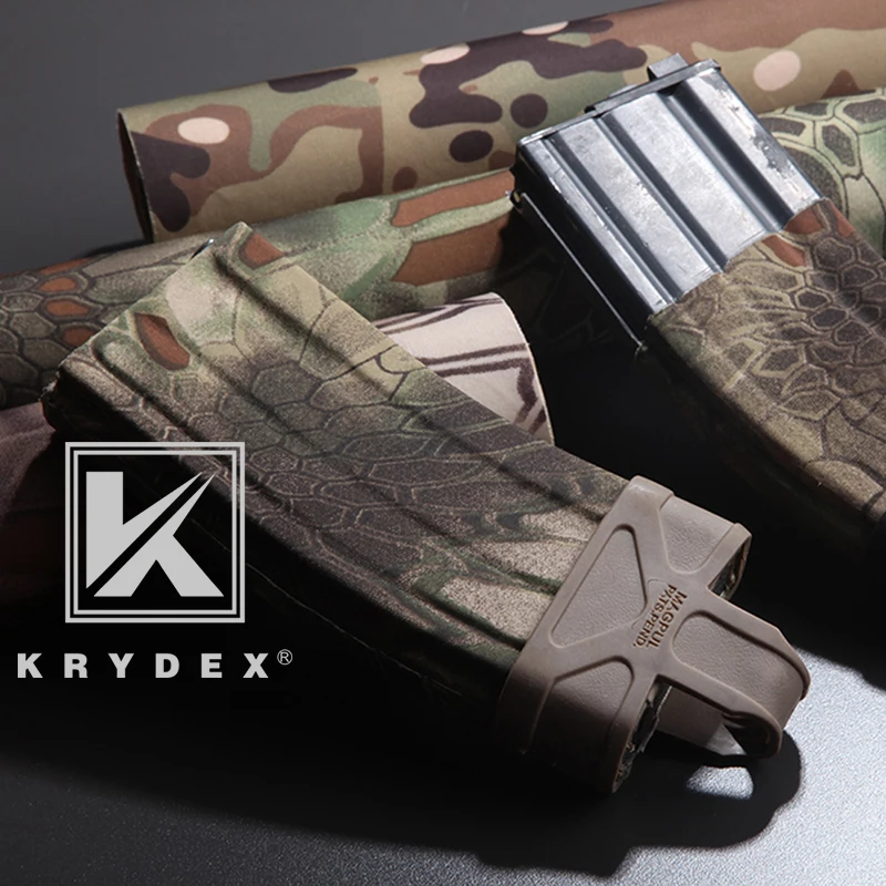 KRYDEX Tactical Elastic Camouflage Stickers Multicam Camo Wrap Adhesive Decal DIY Roll Shooting Hunting Accessories MC |