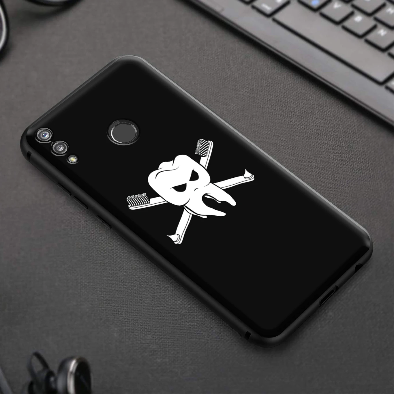 Милый силиконовый чехол с зубами для Huawei Honor V30 30 8 8A 8X 8C 9 9X 10 Note View 20 20S Pro Lite |