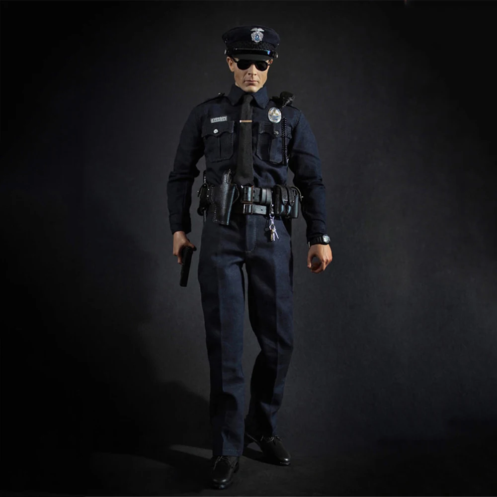 

NEW DID MA1009 1/6 12 inch movable man doll soldier model LAPD Patrol Los Angeles police city law enforcement spot