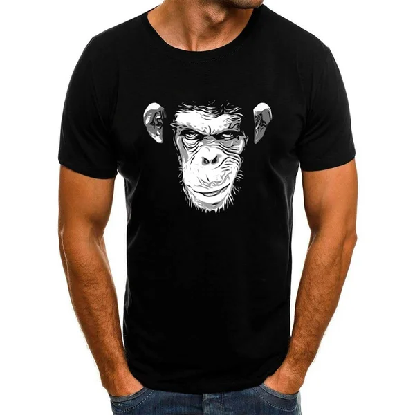 

evil monkey Cotton print men T shirt casual summer mens tshirt male cool t-shirt tee shirts