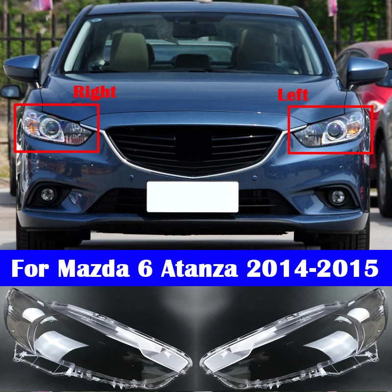 Крышки для объектива Стайлинг Mazda 6 Atanza 2014 2015 автомобильных фар автомобилей