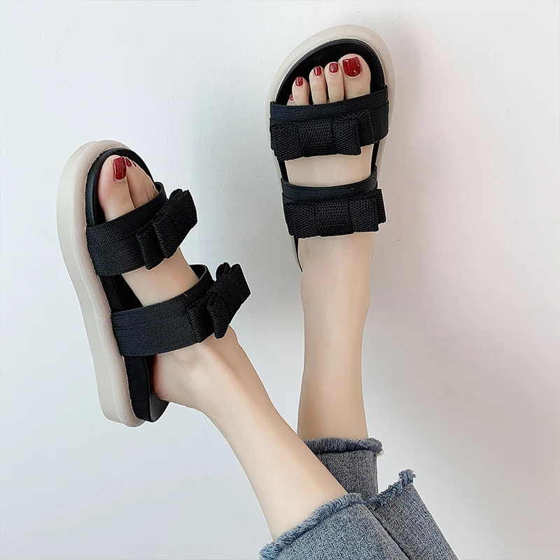 

wohdhe Fashion Beach Women Slides Colorful Slippers Casual platform sandals Rome Sandalias Summer Light Flip Flops Mujer