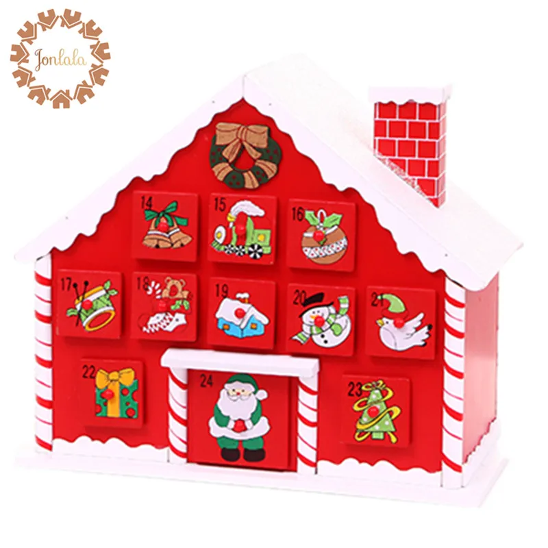 Милый рождественский дом с ящиком Рождественское украшение креативный