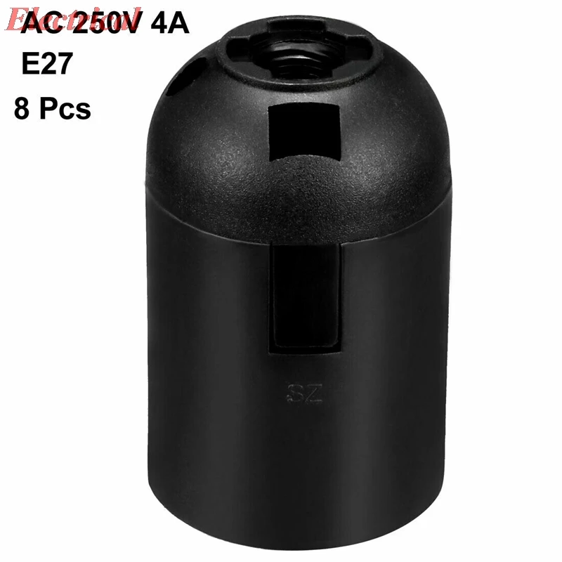 

4A E27 Light Socket Screw Bulb Pendant LED Lamp Holder Plastic