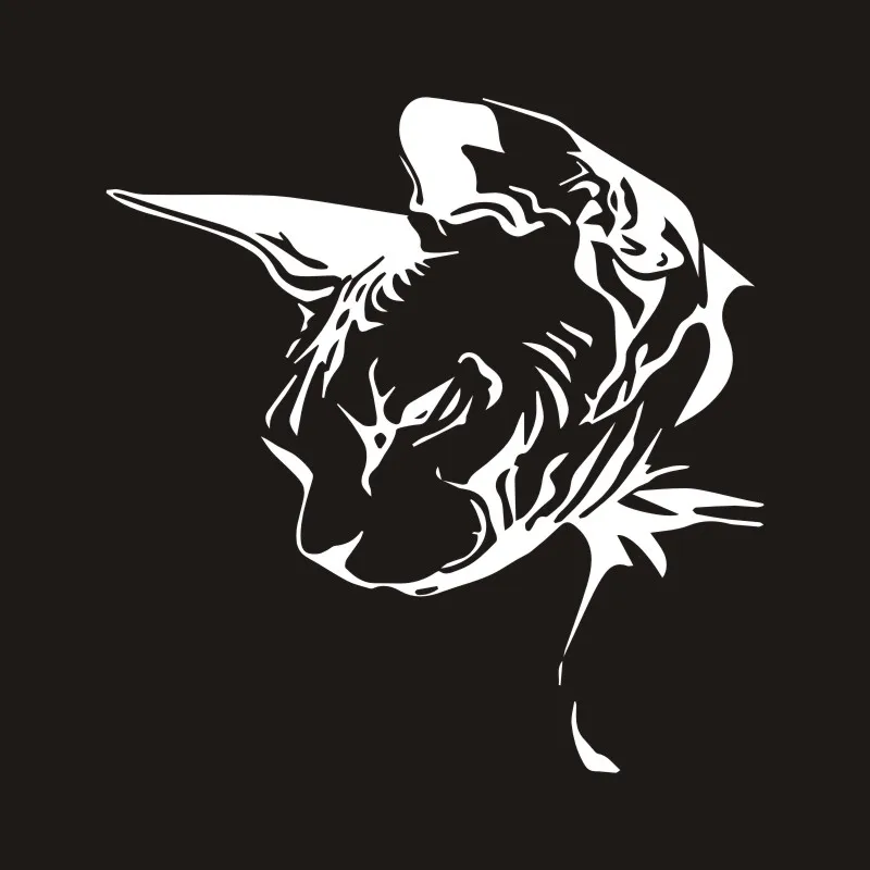 

Стайлинг автомобиля Сфинкс кошка животное украшение окна наклейка мотоциклетные автомобильные наклейки черный/серебристый 15,3*16 см