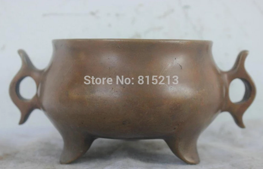 Bi0011577 Китайская народная культура старая бронзовая медная статуя благовония