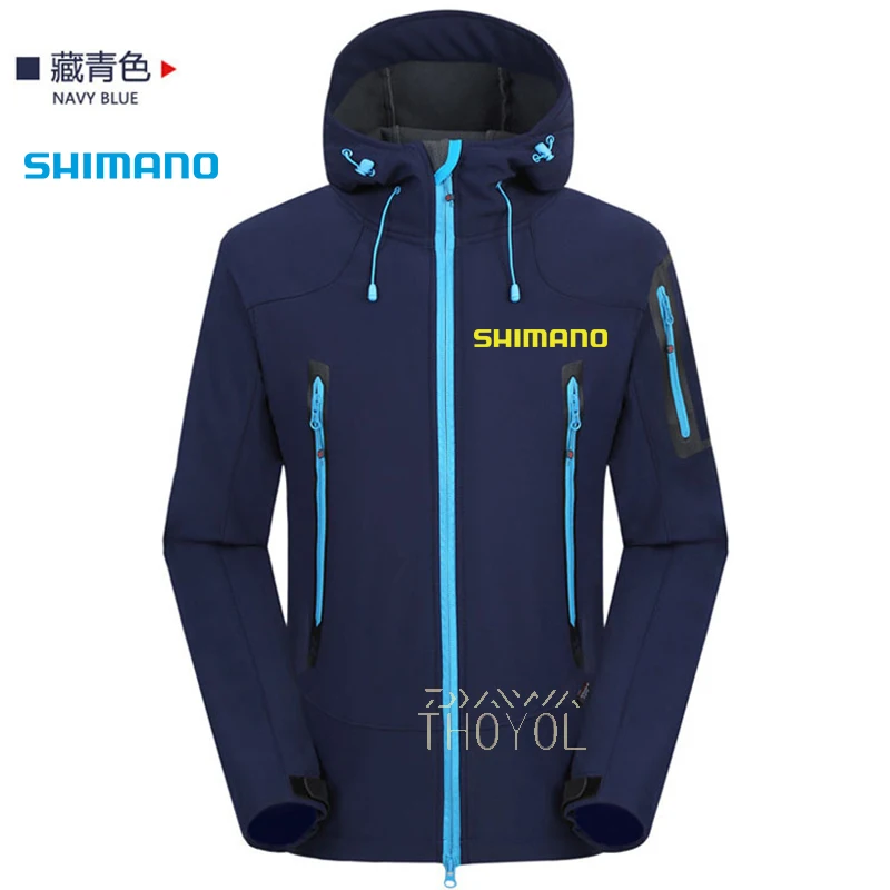 

Зимняя новая одежда для рыбалки Shimano, ветрозащитная свободная теплая куртка для рыбалки, Уличная Повседневная куртка для кемпинга, пальто, М...