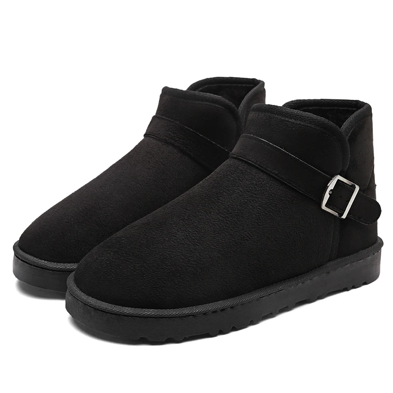 Мужские зимние ботинки повседневные Роскошные Брендовые ботильоны унисекс для