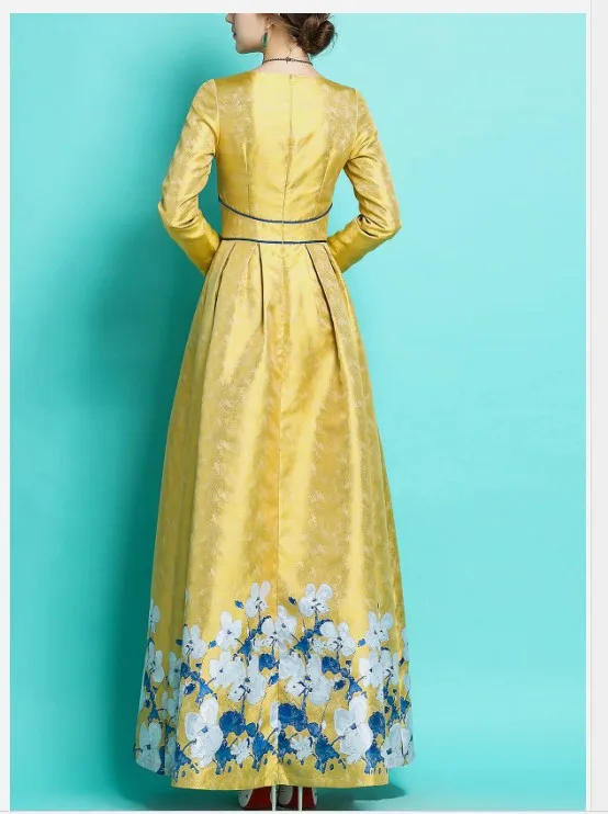 Женское жаккардовое платье винтажное длинное облегающее Платье макси с длинным