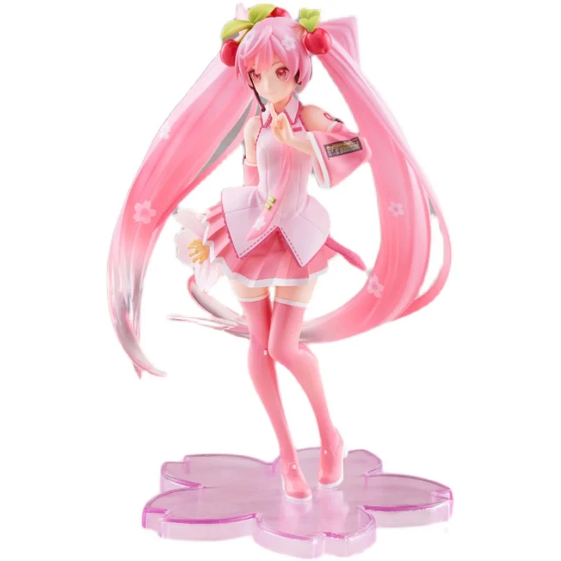 

100% Original Taito Miku Cherry Blossoms 2021 Figure Anime Girl Figure