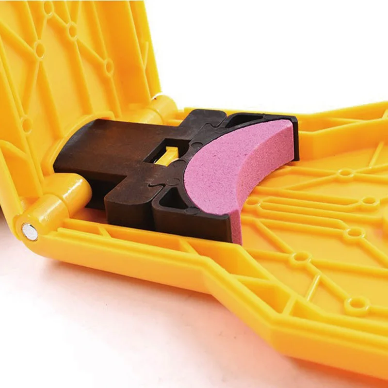 Быстрая точилка для бензопилы с маленьким точильным камнем деревообработки 14-20