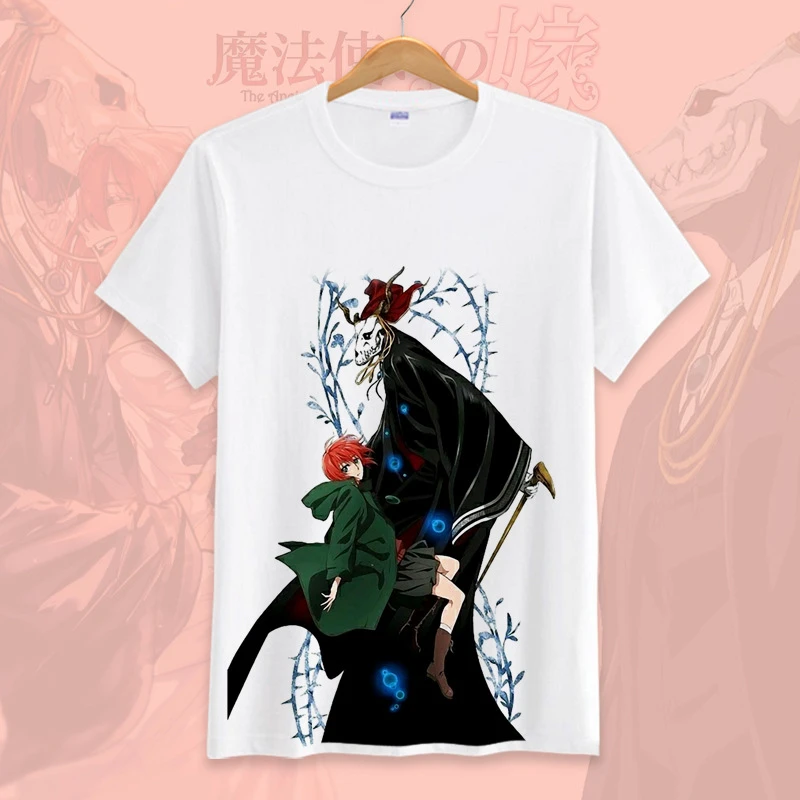 Футболка унисекс с коротким рукавом мультяшный чизе Хатори невесты древней маги