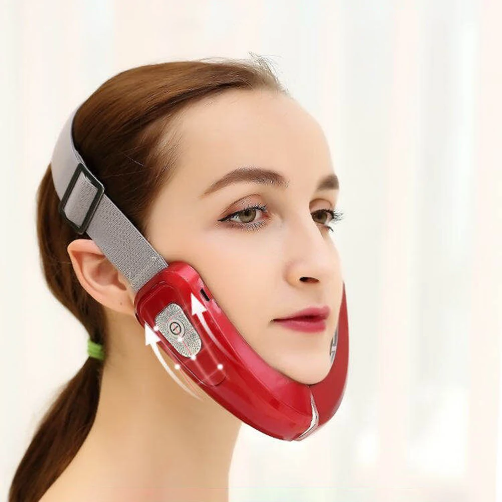 

Electric V Face Lifting Device Lift Belt Machine LED Photon Therapy Face Lifting Firming Beauty Device Skin Care Tool