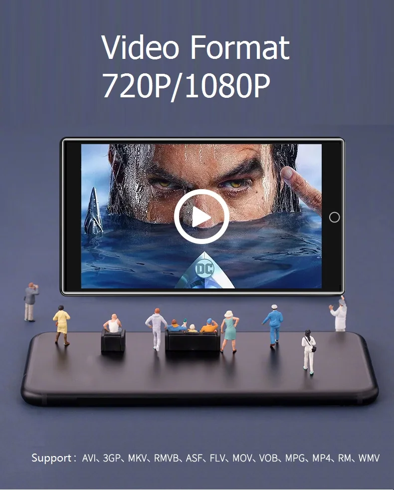 Новинка mp3 плеер RUIZU H1 с полноразмерным сенсорным экраном 8 гб поддержка Bluetooth FM