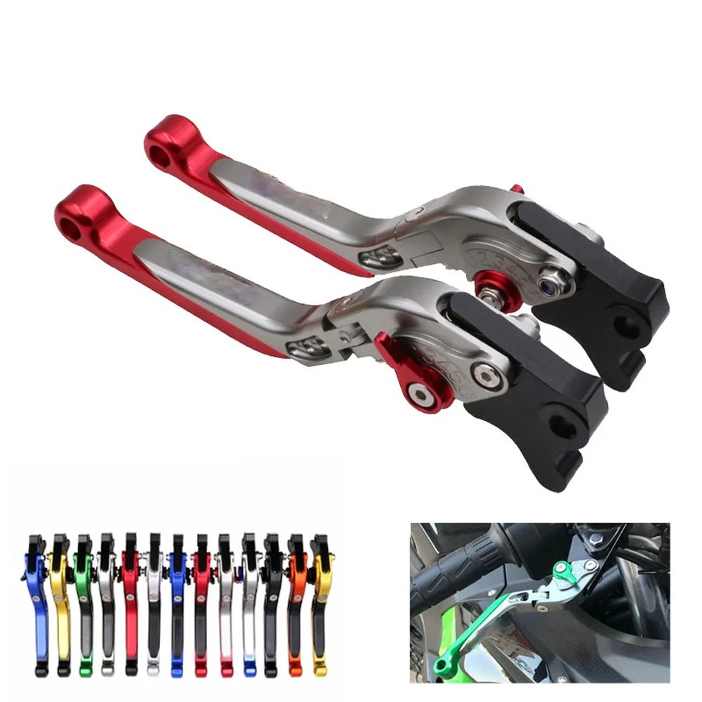 

Подходит для кавасаки Z750 6-сегментный регулируемый трудосберегающий дорожная сумка с выдвижной держатель из алюминиевого сплава CNC рог руч...