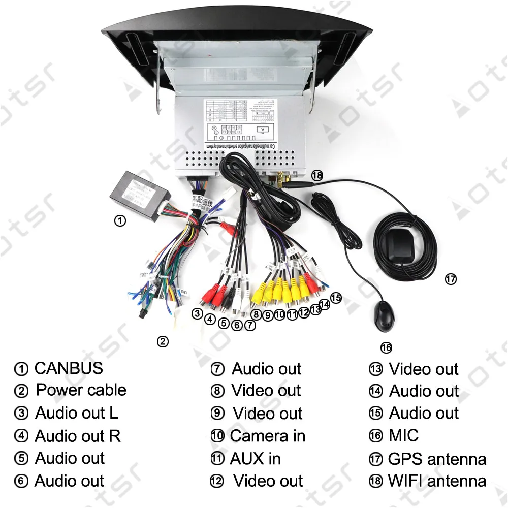 AOTSR Android 8 1 Тесла стиль Wifi HD Автомобильный GPS-навигатор плеер для LEXUS IS200 IS250 IS300 IS350