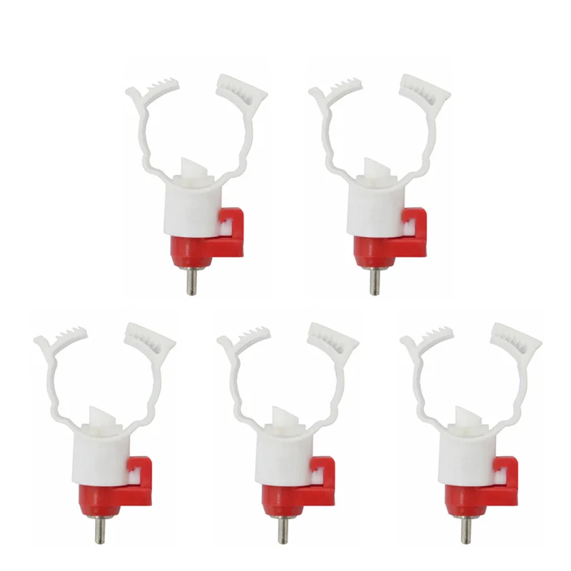 2020 Новый 5 шт птицы автоматический ниппель воды питатель для цыплят гуси утка