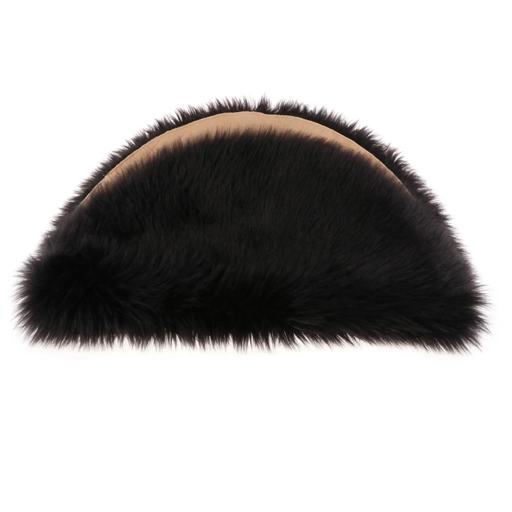 Круглая подушка для сиденья из овчины 30 см Пушистый Ковер искусственный коврик