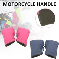 new motorcycle hand handlebar gloves winter thicken warmer motorbikescooter handlebar grip muffs waterproof windproof gloves