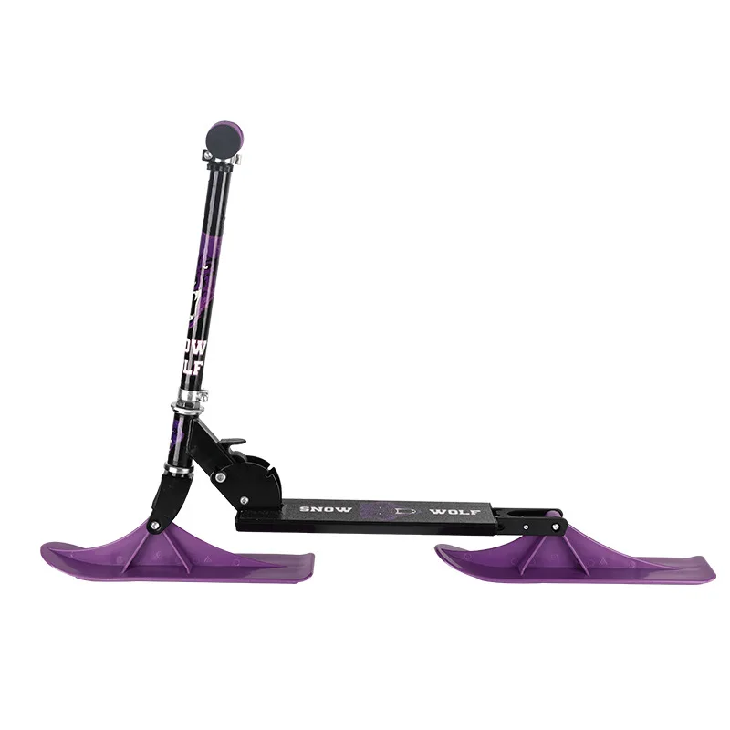 Новый стиль детский сноуборд два в одном сани скутер 125 мм колеса Открытый