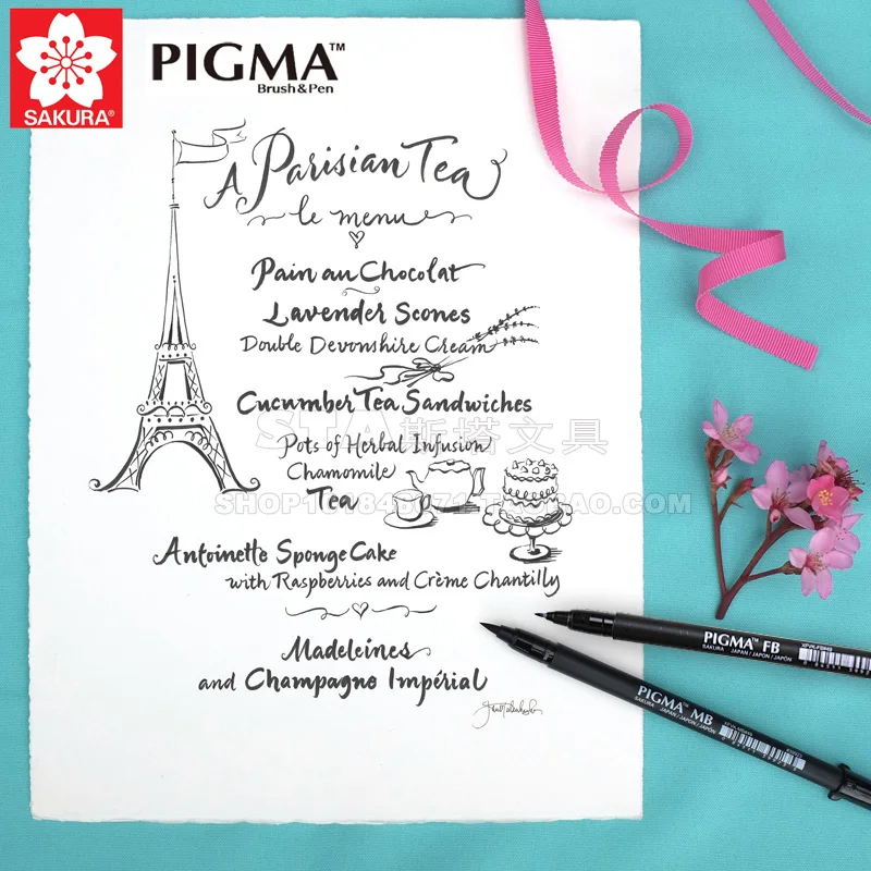 Sakura XFVK профессиональные ручки для кистей Pigma Чернильное качество хранения |