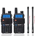 2 шт., портативная рация BaoFeng, два диапазона VHFUV-5R  400-520 МГц