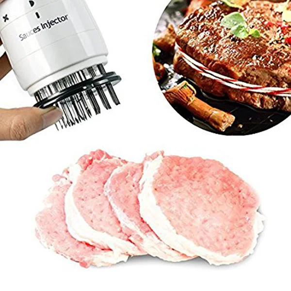 Быстро сделанные инъекции тип иглы мяса Tenderizer профессиональный ручной инъекторы