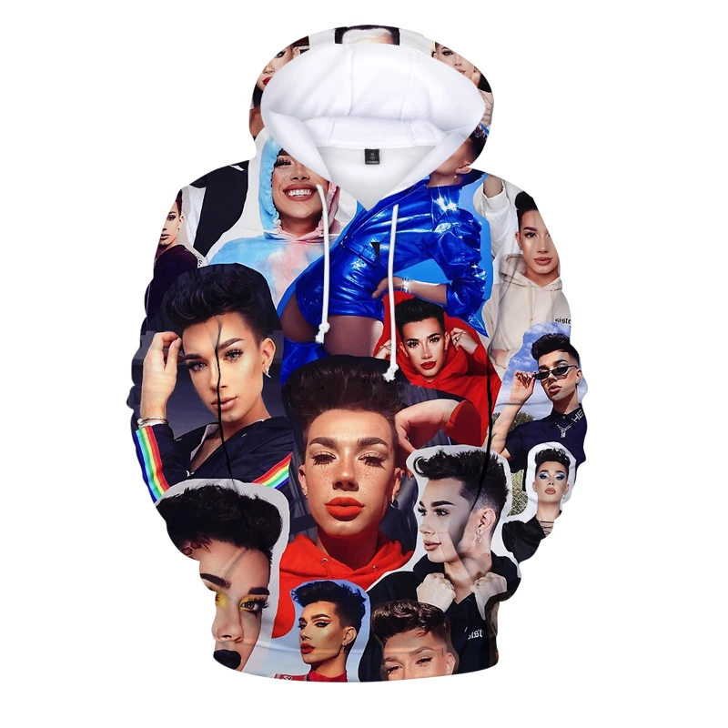 

Fashion Hoody Harajuku James Charles Sisters Aesthetic Hoodie Men Women Sweatshirt Autumn Casual Streetwear Hoodies Pullovers