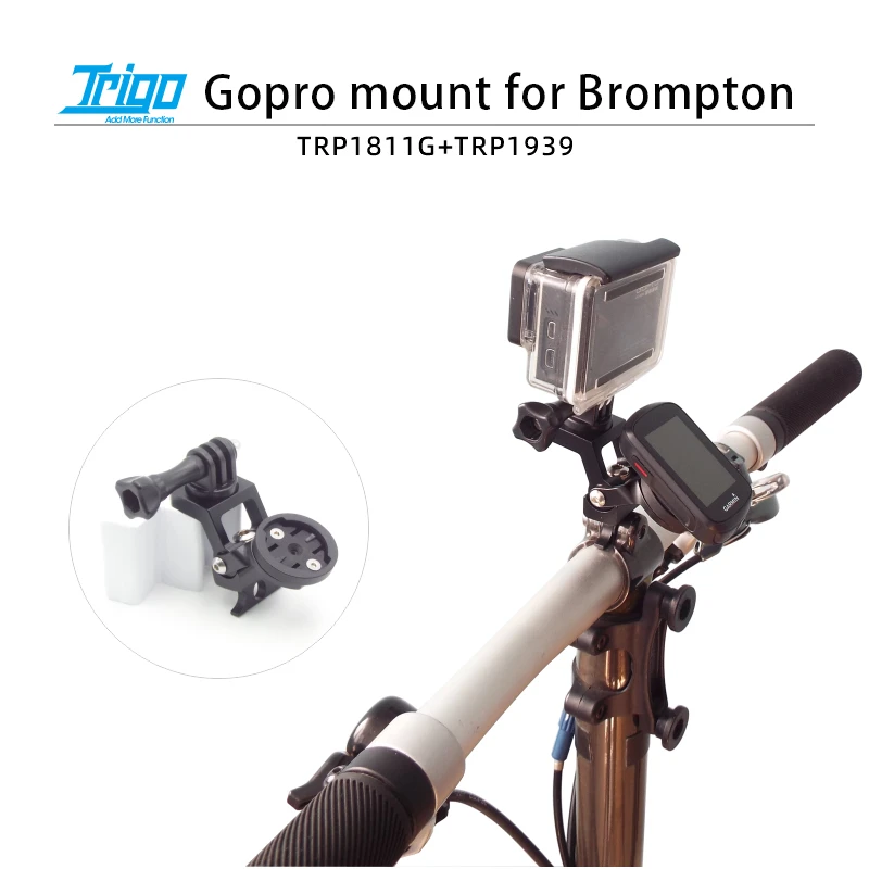 TRIGO TRP1811G складной велосипедный Компьютер Крепление Gopro кронштейн для Бромптона модифицированные аксессуары
