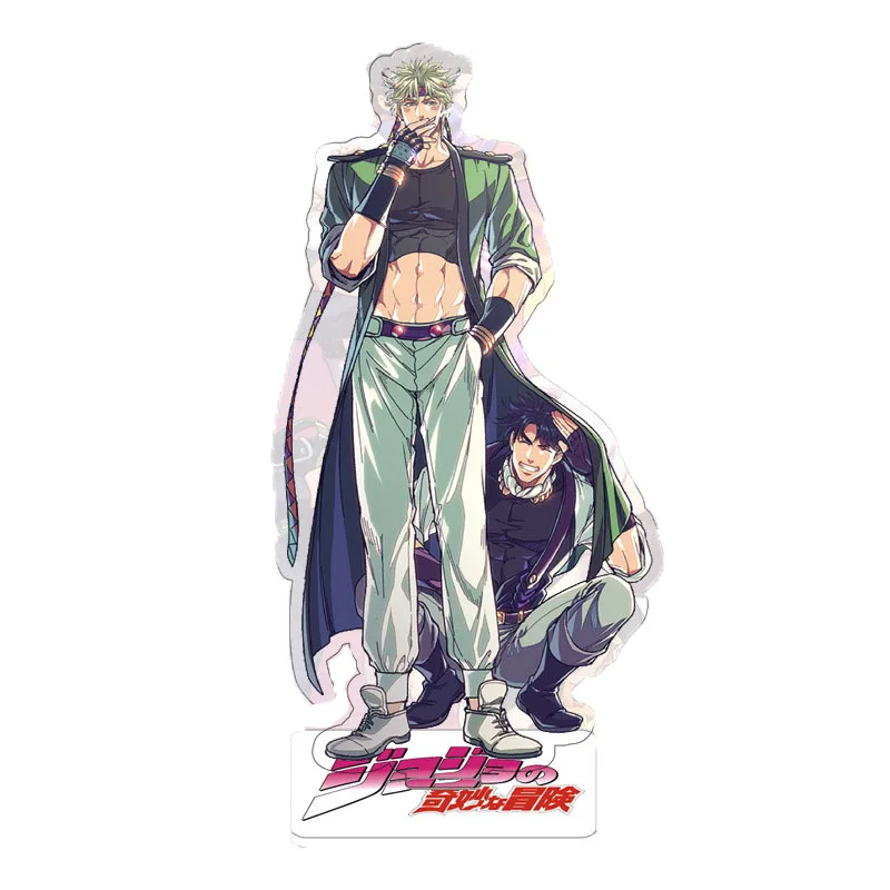 

15cm Jojo's Bizarre Adventure Kakyoin Noriaki Polnareff Dio Acrylic Stand Figure Model Plate Holder Cake Topper Anime
