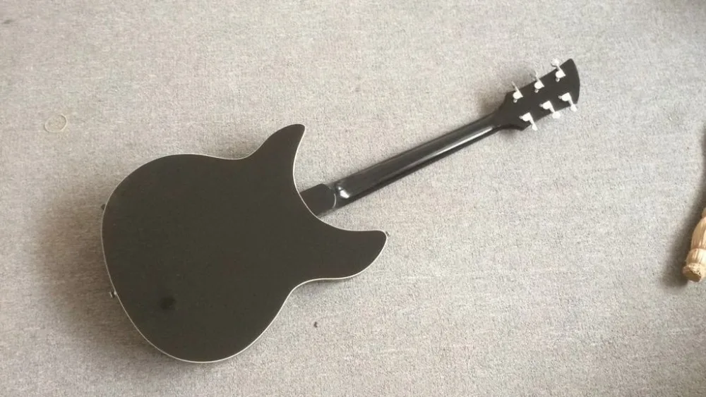 2019 Новинка + фабрика черный Rickenback 325 3 пикапа электрическая гитара Ricken 330 jazz tremolo