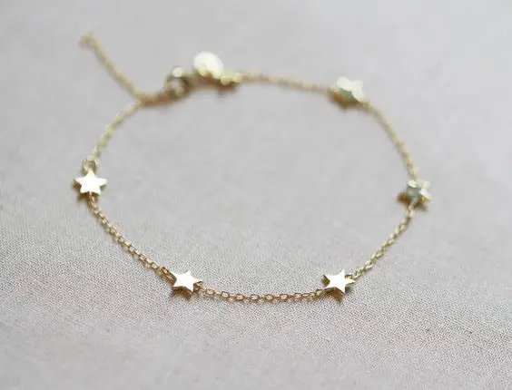 

925 STERLING SILVER STAR BANGLE