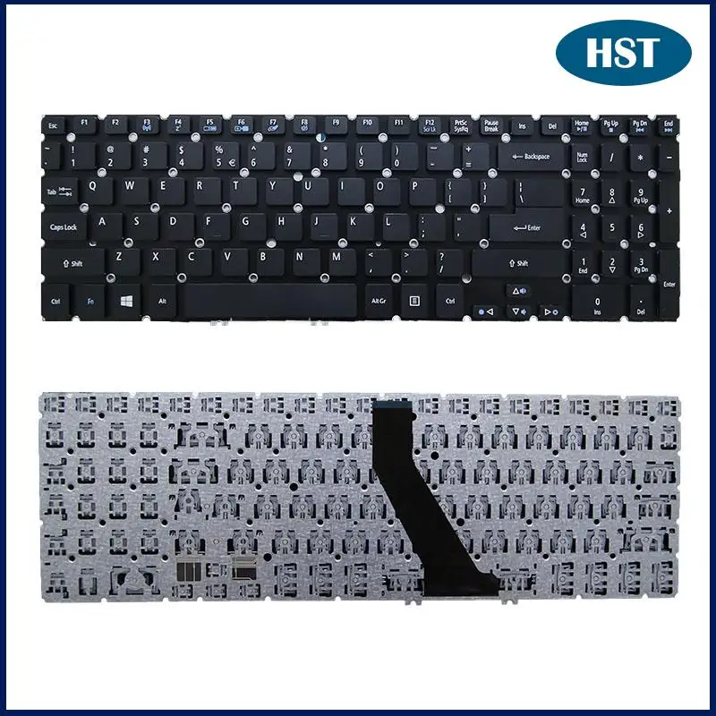 

Клавиатура для ноутбука с американской раскладкой, черная, для Acer V15 VN7-591 VN7-591G, замена клавиатуры с американской раскладкой, протестирована