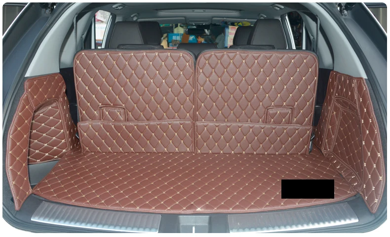 

Leather Car Trunk Mat Cargo Liner for Acura Mdx 2014 2015 2016 2017 2018 2019 3rd Generation Rug Carpet Accessories