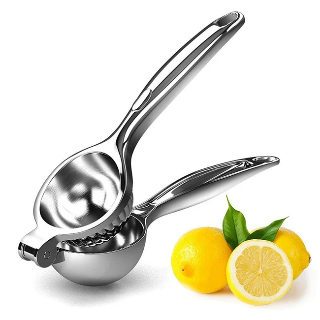 Zinc Alloy Squeezer Ручная ручная соковыжималка для лимона, соковыжималка для лайма, апельсина, соковыжималка для цитрусовых, лимонов, Кухонный комбайн, инструменты для бара, гаджеты - Цвет: Zinc Alloy Squeezer