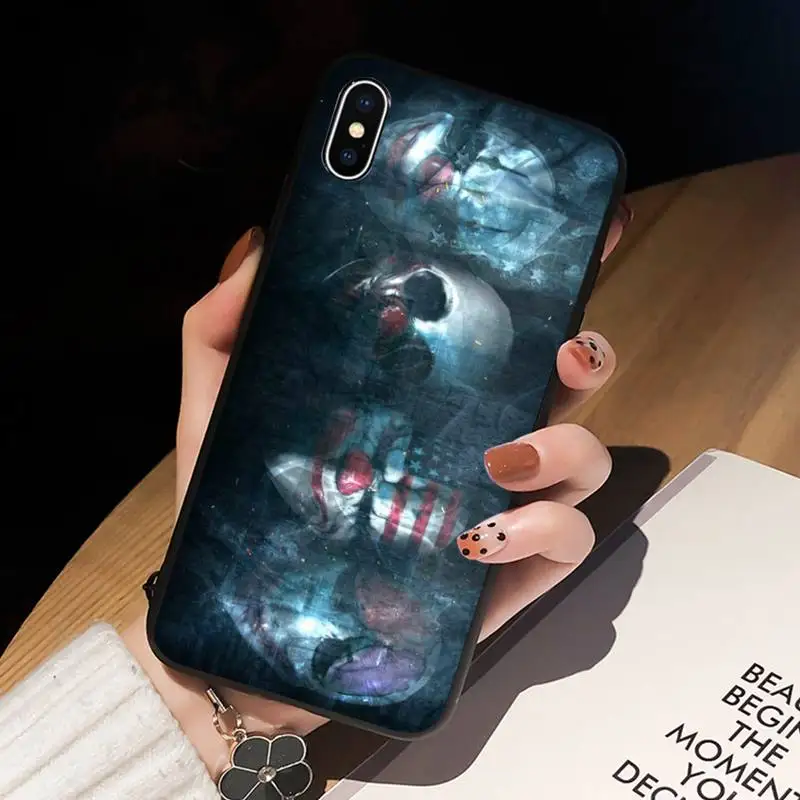 Чехол для телефона Zororong Cool Face payday 2 iPhone 12 Mini 11 Pro XS Max X XR 7 8 Plus | Мобильные телефоны и