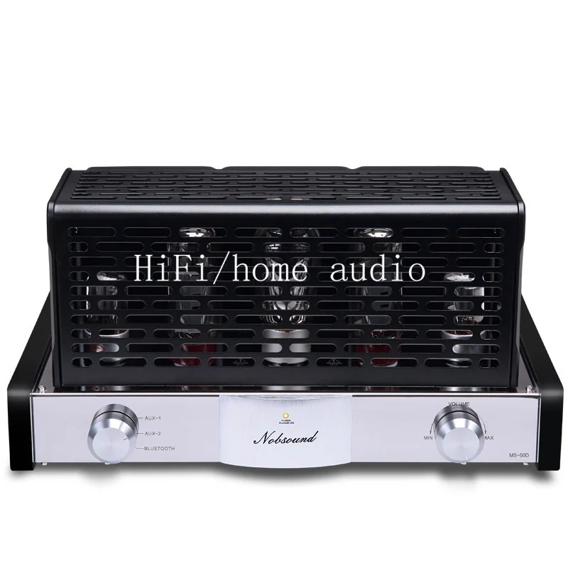 

Nobsound MS-50D EL34B hifi Class A Single-ended fever tube amplifier, with Bluetooth 4.0, Power 12W x 2，Frequency 20--25KHz