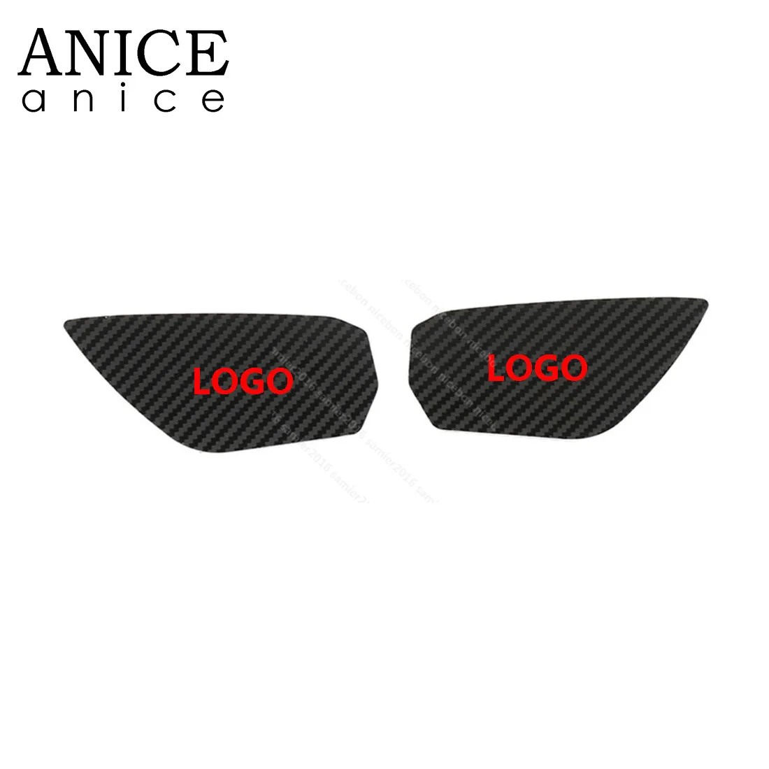 Углеродное волокно цветная стальная внутренняя дверная ручка крышка чаши