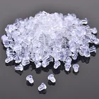 Заглушки для сережек-гвоздиков, мягкие силиконовые резиновые заглушки для сережек-гвоздиков, фурнитура для сережек сделай сам, 200 шт.